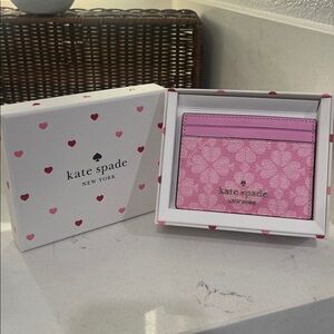 Kate Spade Pink Card Holder NWT
